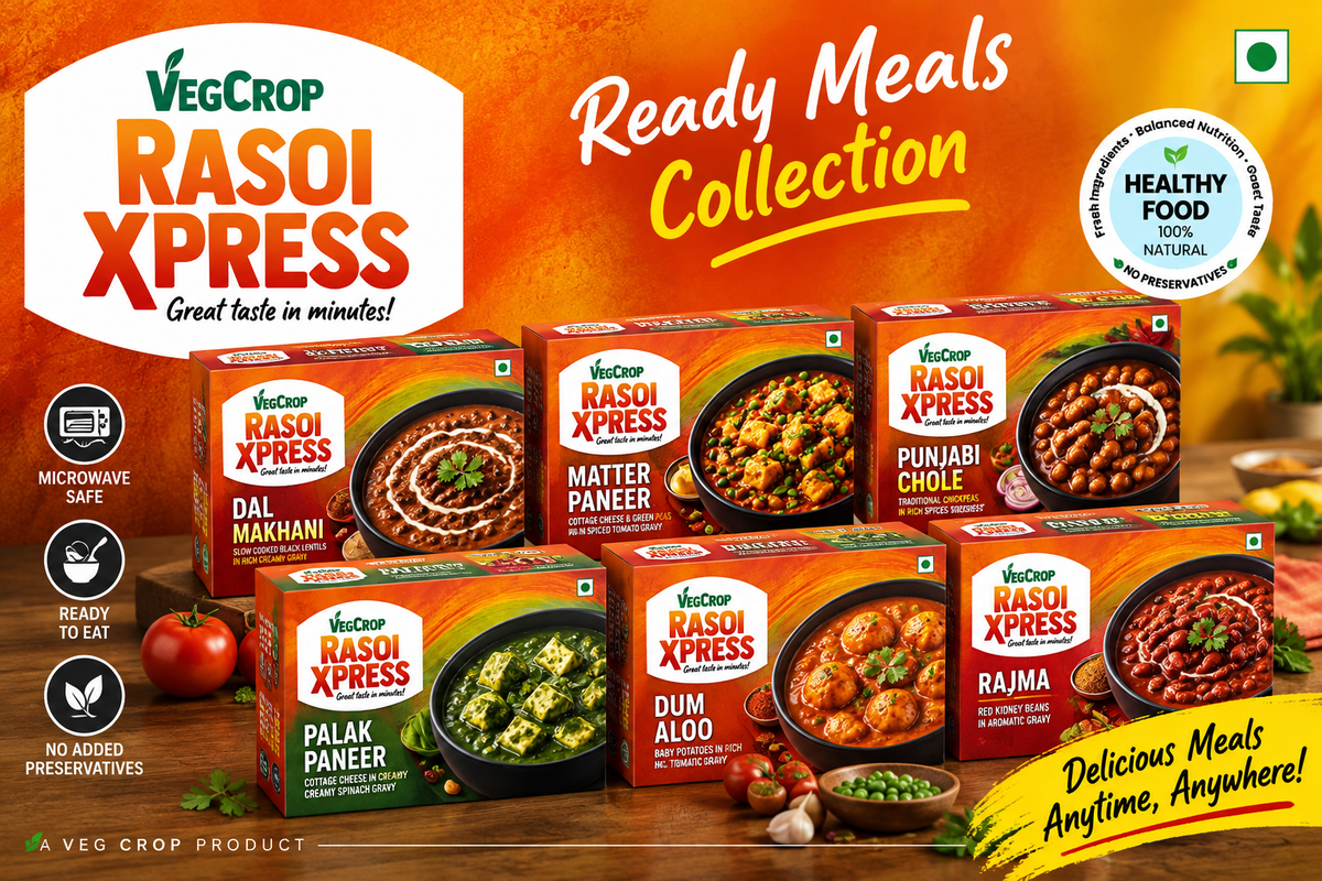 Rasoi Xpress Ready Meals – Ready in Just 7 Minutes