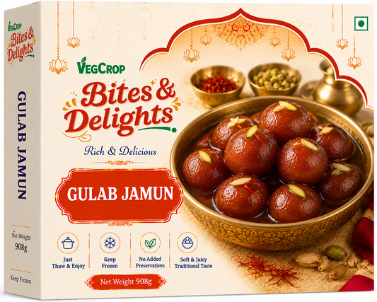 Bites & Delights Gulab Jamun – 908g