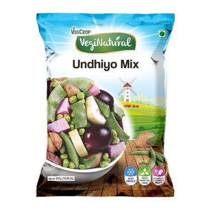 Buy Undhiyo Mix 300g Online | VegiNatural Frozen Veg Mix