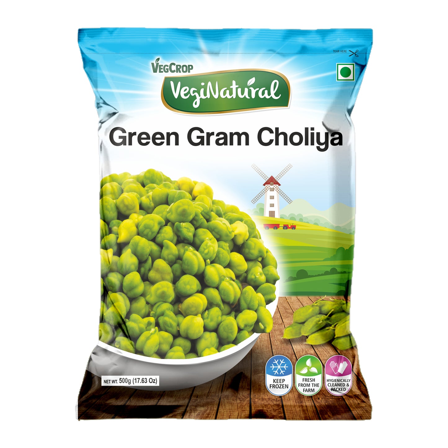 Buy Green Gram Choliya 500g Online | VegiNatural Frozen