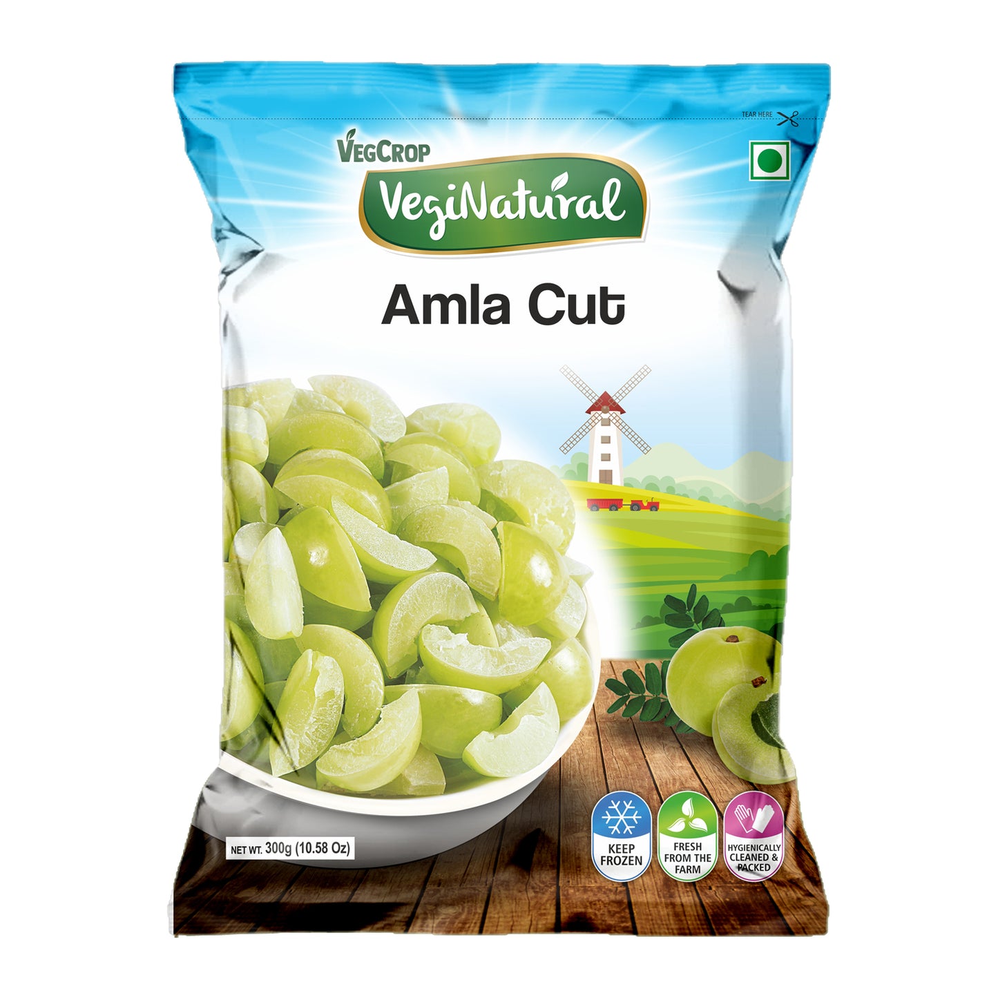 VegiNatural Cut Amla 300g